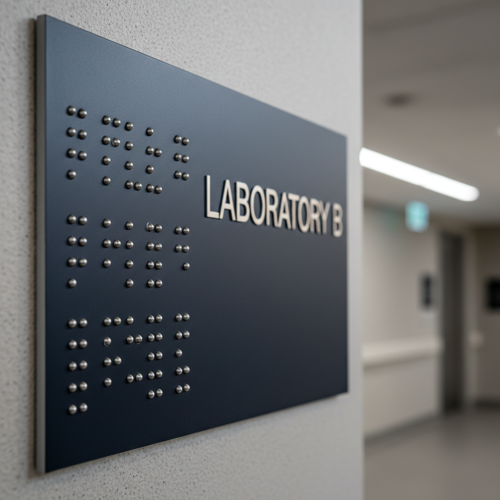 ClearBraille wayfinding signage